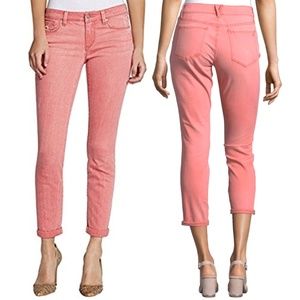 Jessica Simpson Pink Rolled Crop Skinny Jean NWT